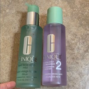 Clinique mild cleanser & clarifying lotion